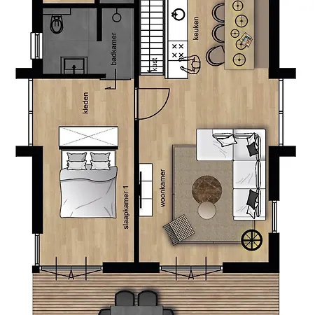 بيت للعطل Bos Met Hottub | 6 Personen - Valley